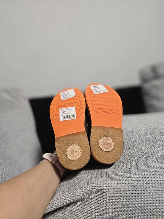 Нови детски обувки/мокасини Hush puppies 27 номер