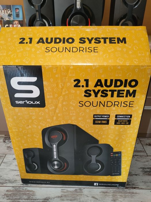 Високоговорители Serioux SoundRise-мощност 60 W