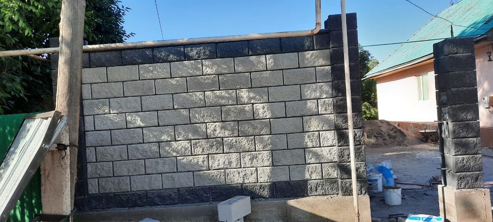 Кладка забора профисонално