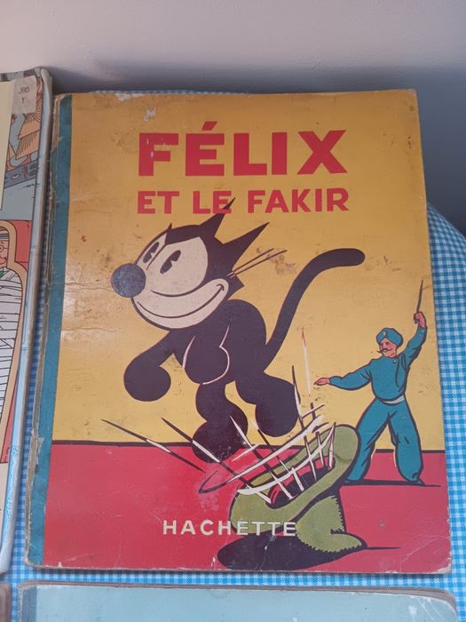 Lot vechi benzi desene animate Felix si Tintin, in  Franceza, anii 30