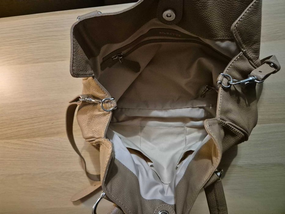 Geanta Musette Arnela din piele naturala