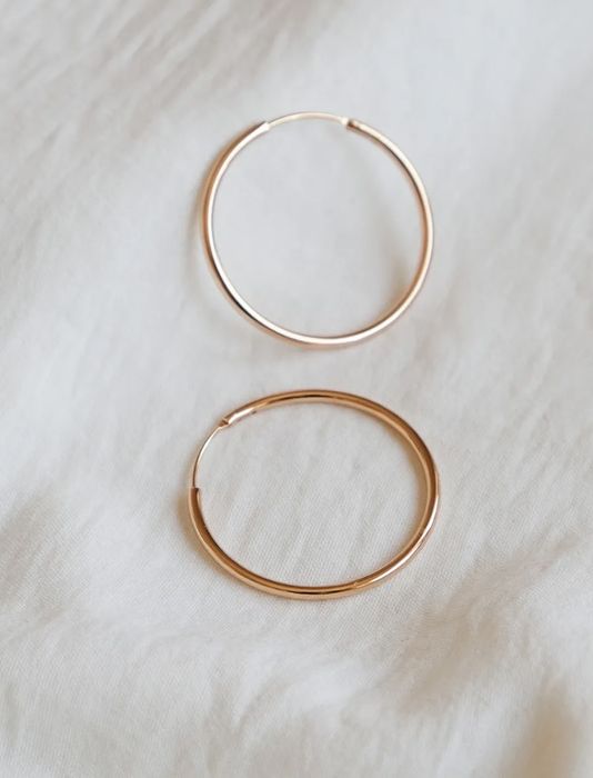 Золотые серьги конго новые