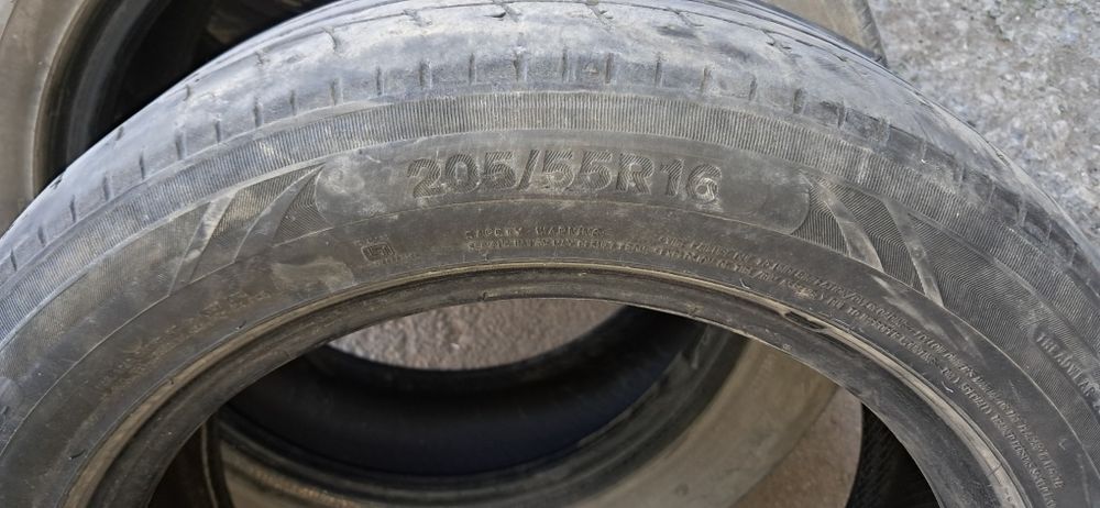 Продам шины р16, 205 ,55,4зимних,4 летних