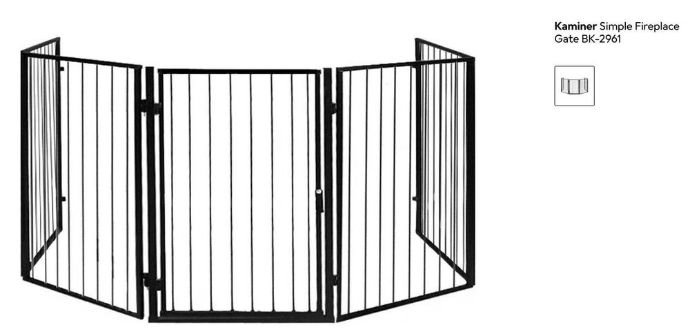 Vand Gard Metalic de Protectie pentru Copii sau Animale pentru Semineu sau Soba, Portita Blocabila, Dimensiuni 300x75cm