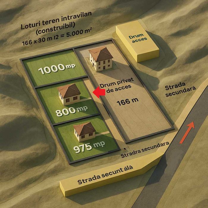 SINAIA teren intravilan - loturi de 700 - 1.000 m2