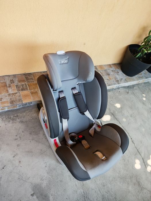 Scaun auto ISOFIX U-Grow UGHCS-06, 0-36 kg, Gri/Negru