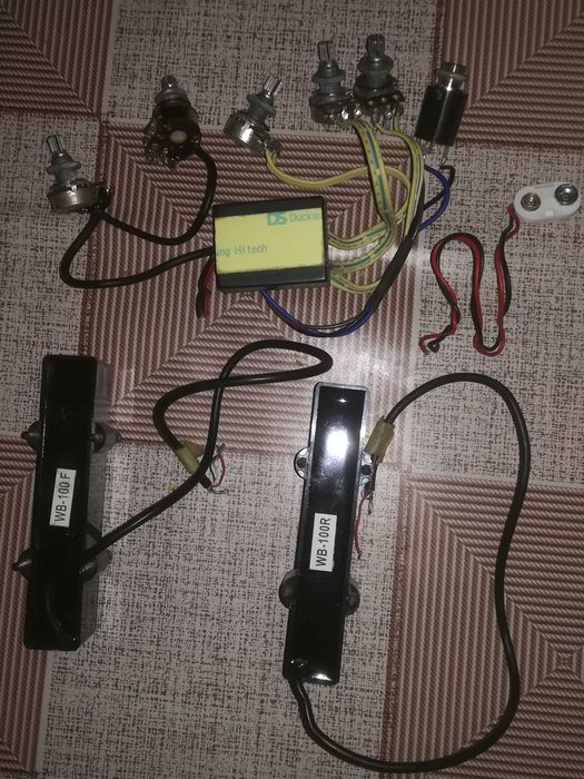 Активна  електроника с   адаптри  за  бас китара продава