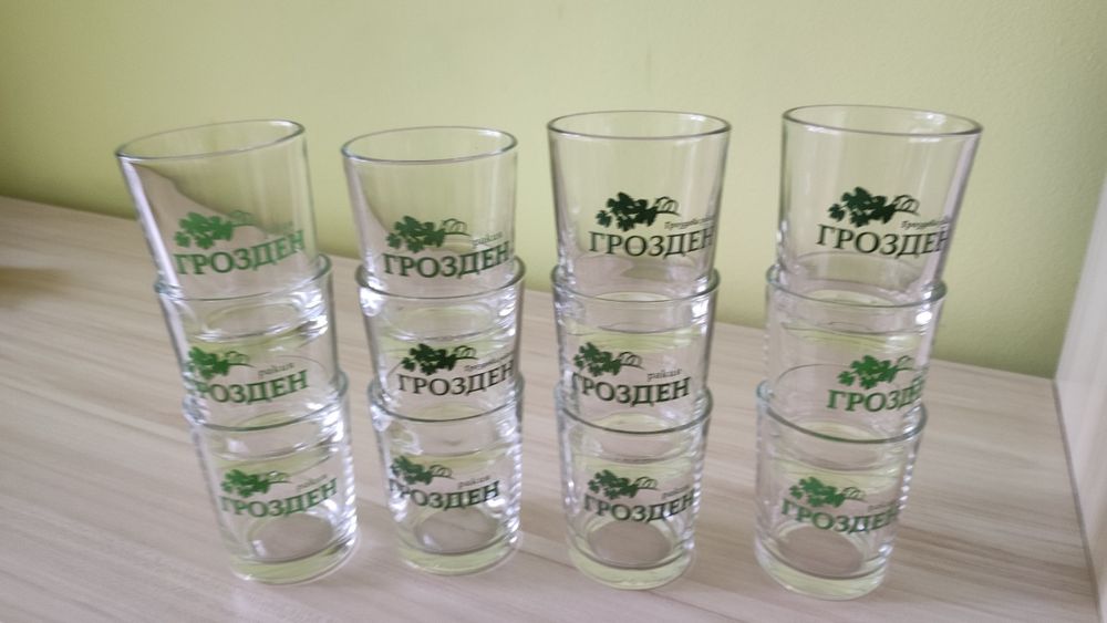 Стъклени чаши за ракия