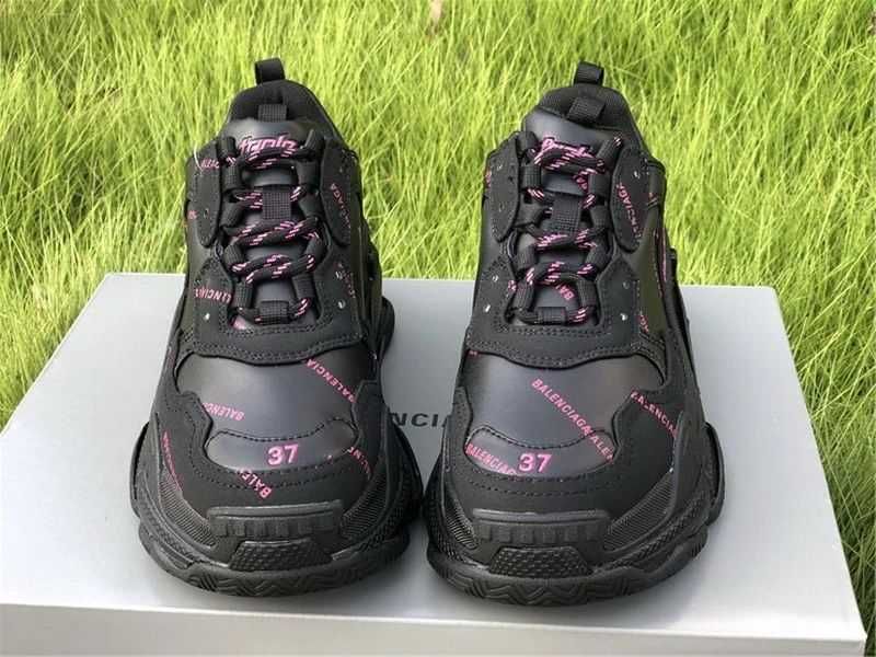 Balenciaga Triple S - Black/Lime/Dark Green