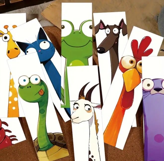 Маркери за книги от папие 30 броя