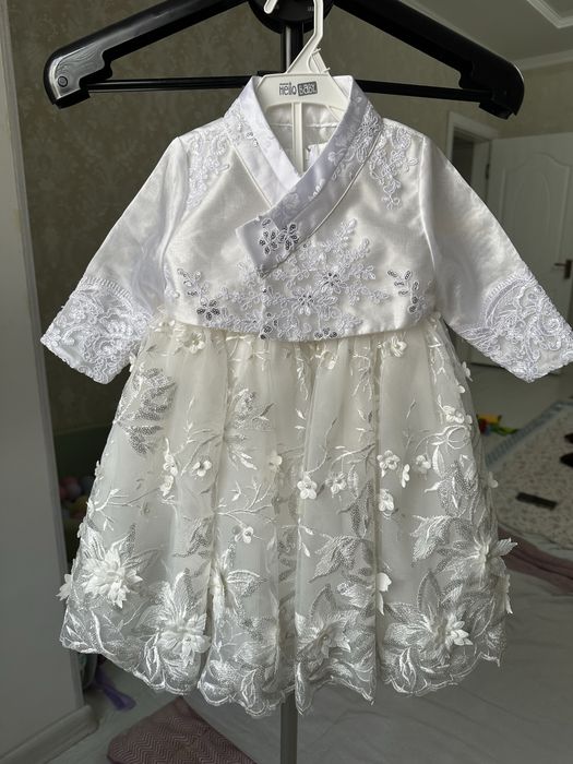 Нарядное платье для девочки (1–2 года)