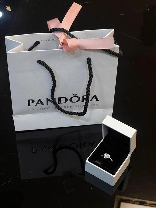 Пандора кольцо серебро