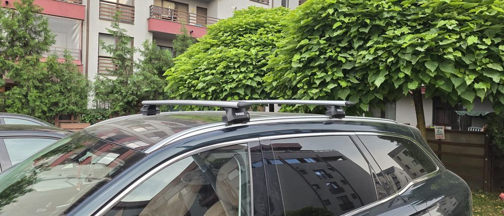 Bare Thule WingBar Evo 7106 Flush Rail si 7104 Passat Superb Octavia Audi, Bmw, Mercedes, Toyota