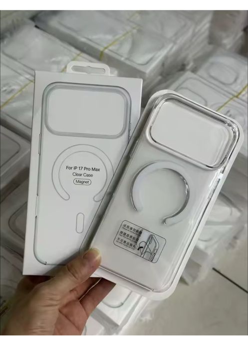 Husa Magnetica Transparenta Ultra Slim - Iphone 17 PRO 17 PRO MAX 17 AIR 17 16  16 PLUS 16 PRO 16 PRO MAX