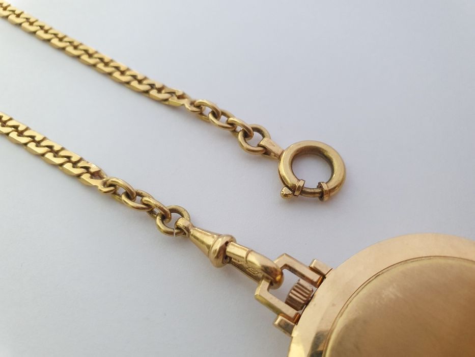 Ceas de buzunar Rounge din aur de 18K – Swiss Made – gramaj 28,85 g