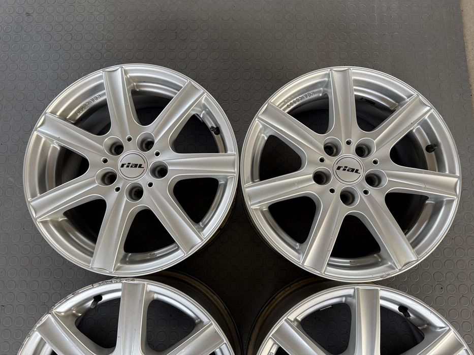 4бр. ОТЛИЧНИ 16” Джанти 5х112 “RIAL” за -VW/AUDI/SKODA/SEAT/VAG/MERCEDES- 7Jx16H2, ET48