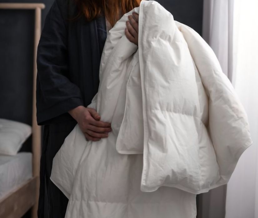 Олекотена завивка патешки пера и пух Икеа