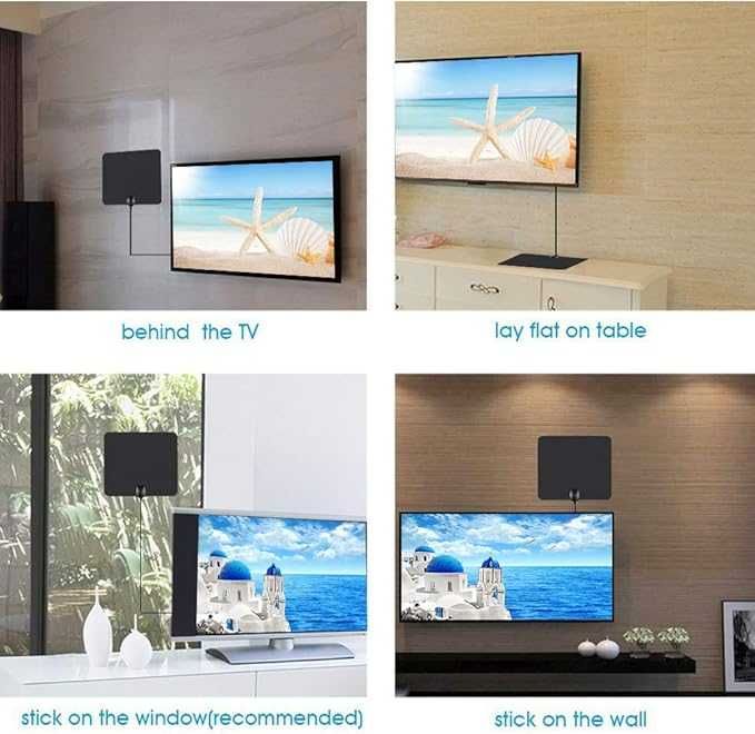 Вътрешна цифрова телевизионна антена HDTV, USB 5V/50mA 25dBi,4K HD