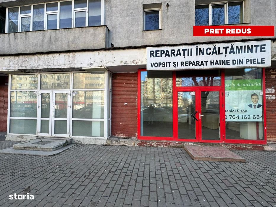Inchiriere Spatiu Comercial Vitrat, 70 mp Dacia - Statia Bicaz