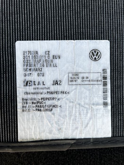 Vand presuri / covorase audi a4