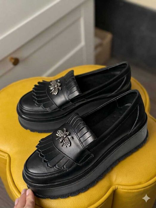 mocasini dama din piele