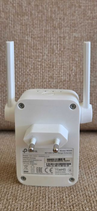 Продавам екстендер /удължител на обхват/ марка TP LINK 1200.