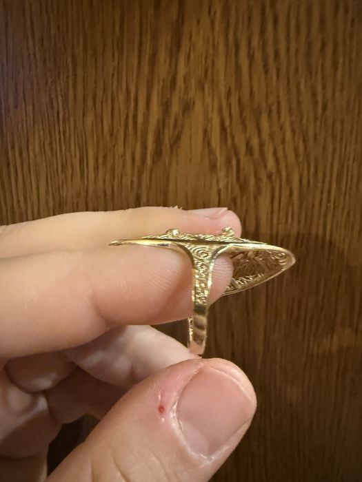 Стилен дамски Златен пръстен  14к - 4,42грама