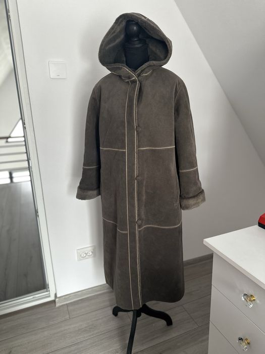 Trench piele alcantara Classic