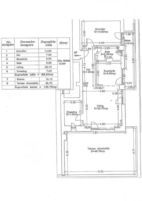 Apartament penthouse - Iris - Armoniei
