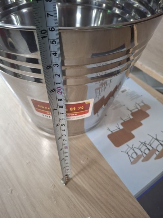 Galeata Inox 10L cu maner Pt Dama sau barbat