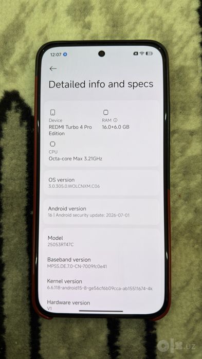 Redmi 4 turbo Harry Potter edition
