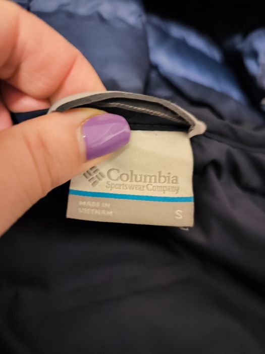 Geacă primavara  Columbia Down Long Jacket 1859672 Bleumarin Reg Fit S