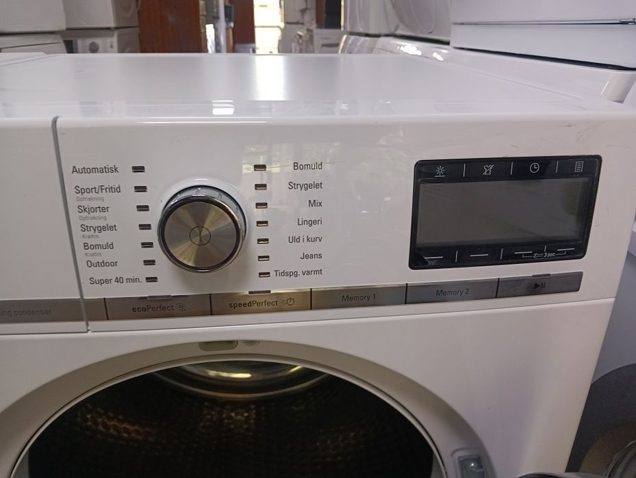 Комплект пералня и сушилня с термопомпаSiemens IQ800 2 години гаранция