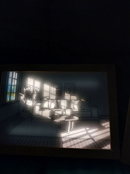 Картина ночник(светильник)