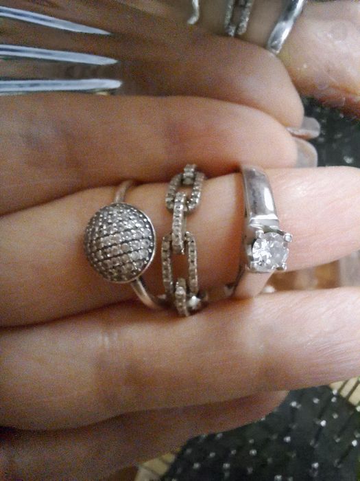 Кольца серебро 925