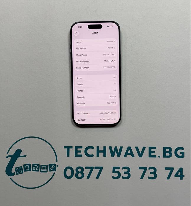 iPhone 17 Pro 256GB Deep Blue 100%