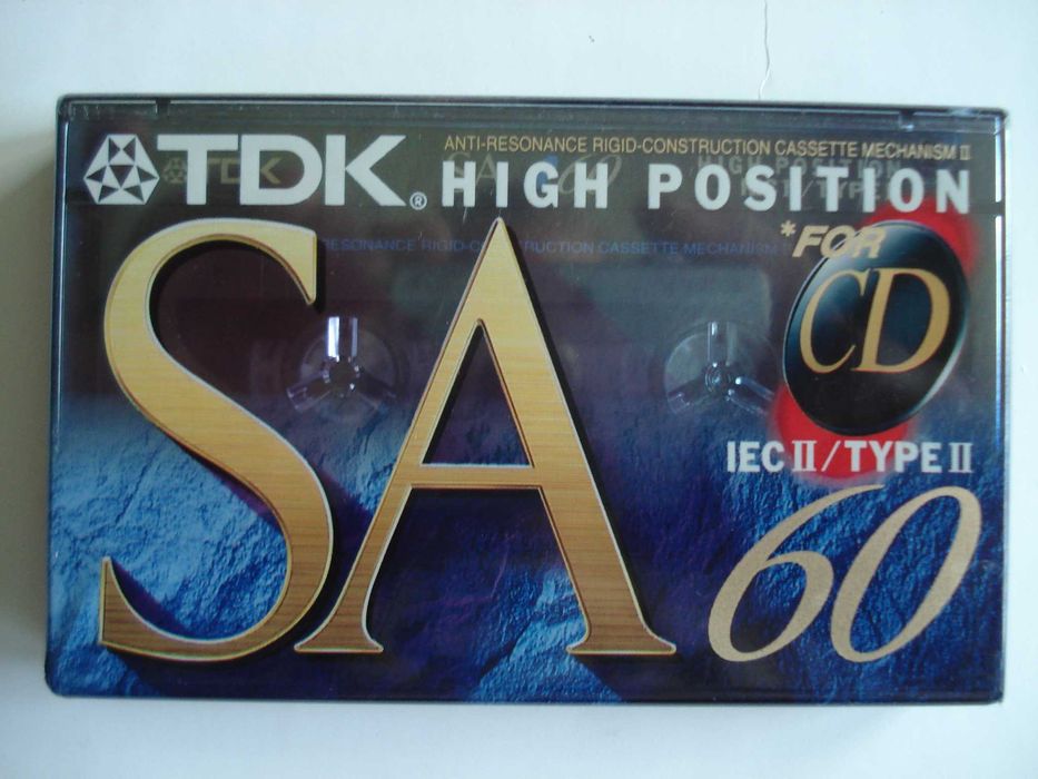 Аудиокассета и видеокассета новые