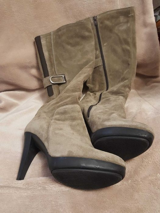 Cizme lungi RIZZOLI  din piele intoarsa, noi, marimea 39