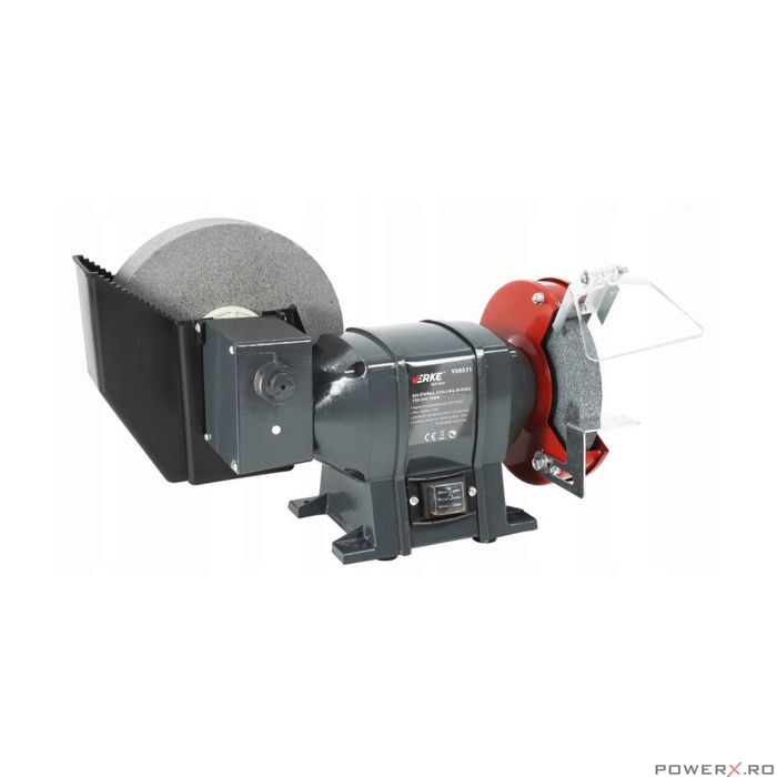 Polizor de banc cu 2 pietre, 150-200 mm, putere 250 W, Verke