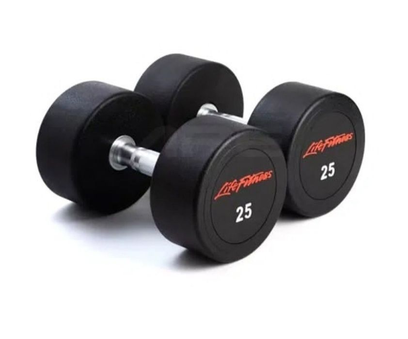 Гантел резиновый Lifefitness 2.5кг до 40кг