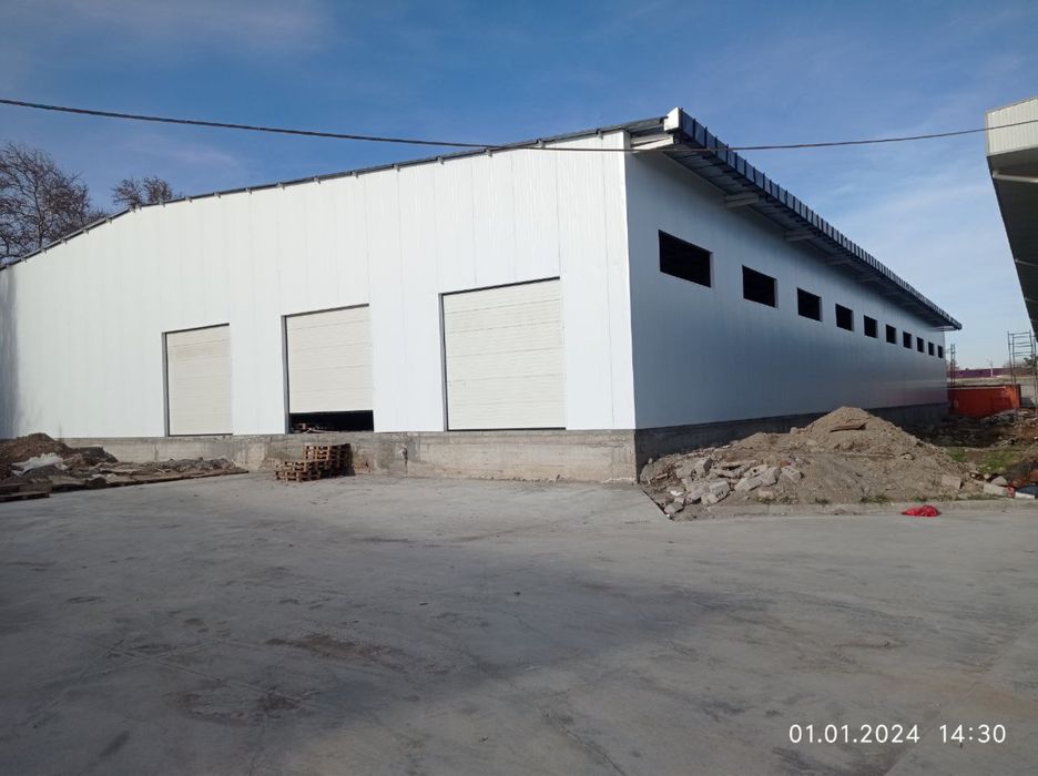 Сдается склад 2500 кв м Новый Узбекистан ориентир Университет Акфа