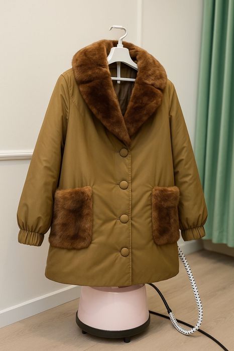 Куртка с натуральным мехом