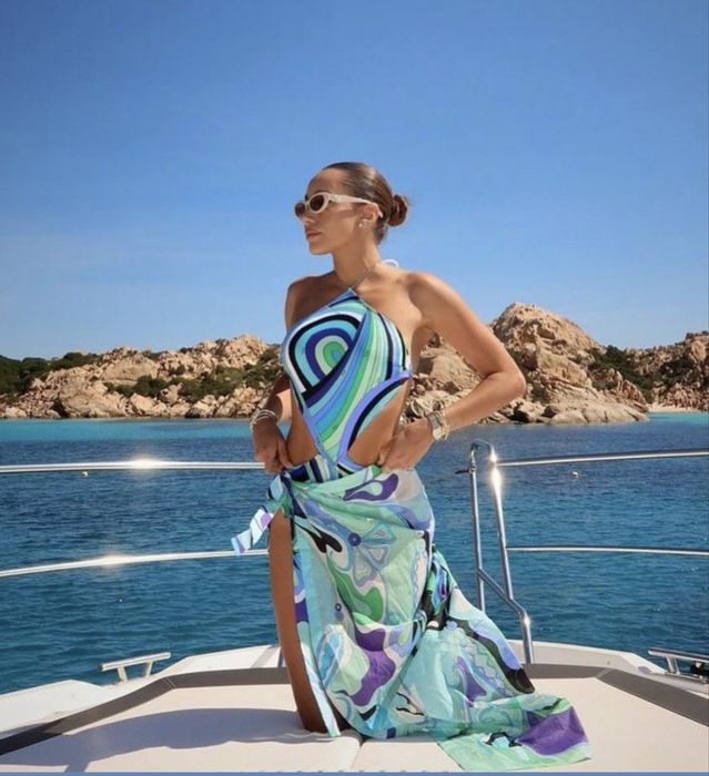 Pucci дамски цял бански XS/S
