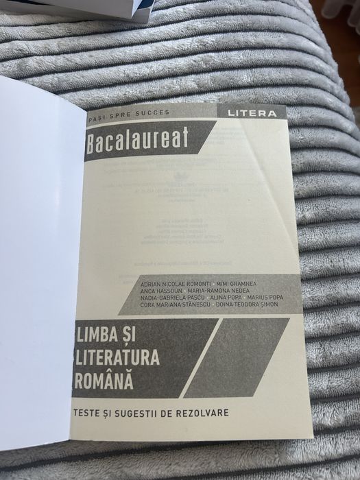 Vand Carti Pregatire Bacalaureat Limba Romana