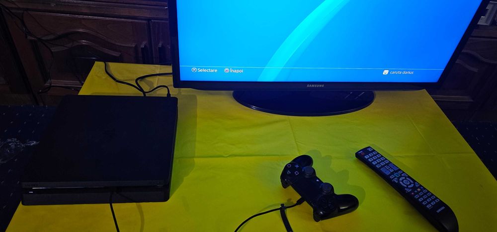 pachet playstation 4 joc gta 5 televizor smart Samsung