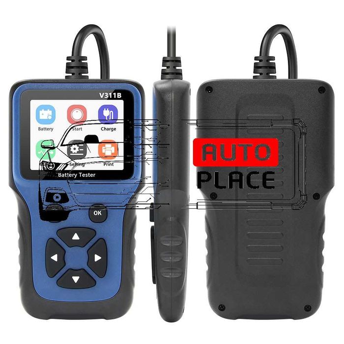 Тестер за акумулатори V311B 12V / 2000A