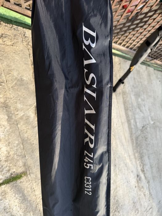 Lansete Daiwa Basiair x45x 13.ft 3,75 lbs/mulinete Daiwa Basiair Z45