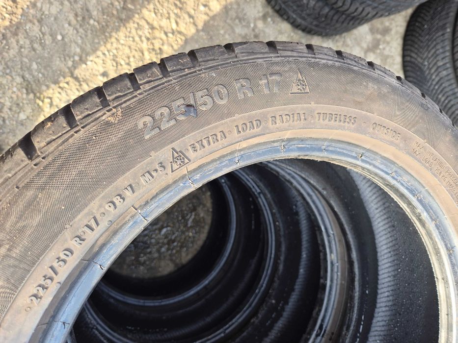 4 Anvelope de IARNA - 225/50/17 Continental Stare F BUNA DOT 2019 RFT