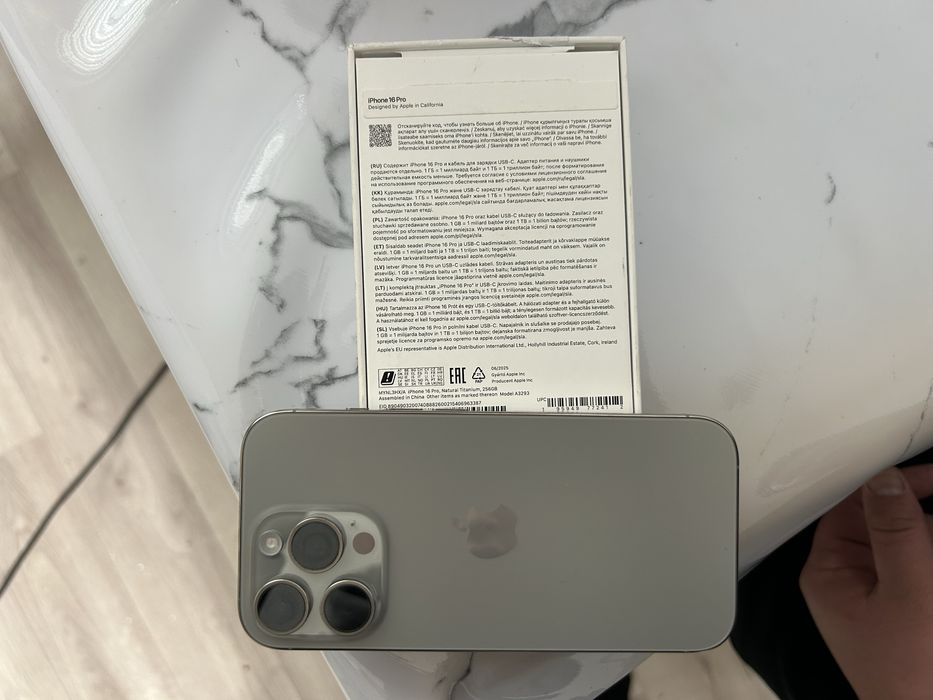 Iphone 16 pro 256gb 99% емкость