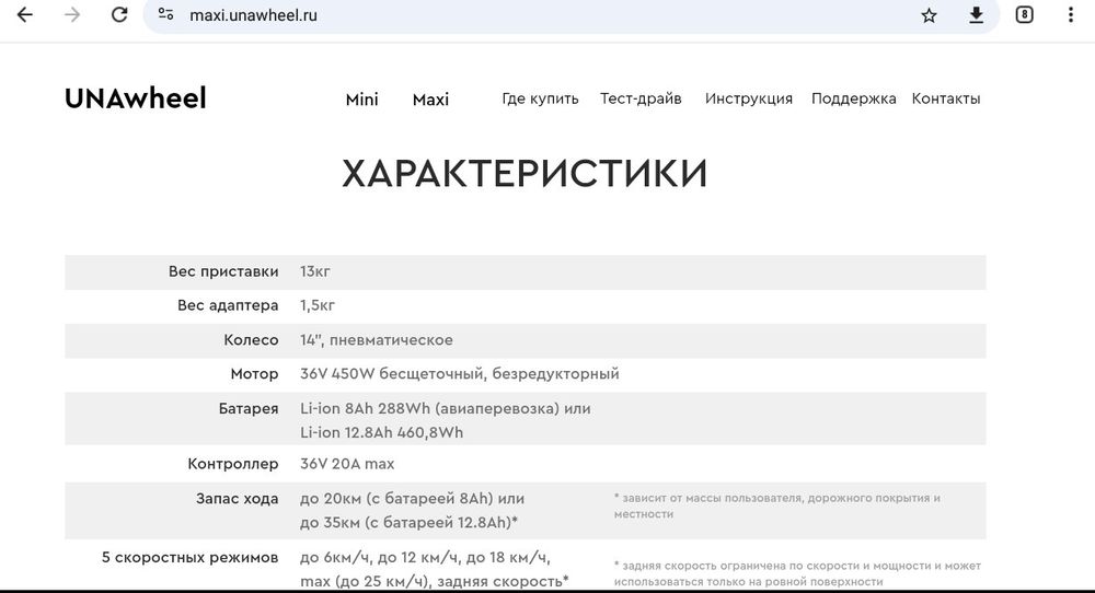 Приставка Унавил для инвалидной коляски